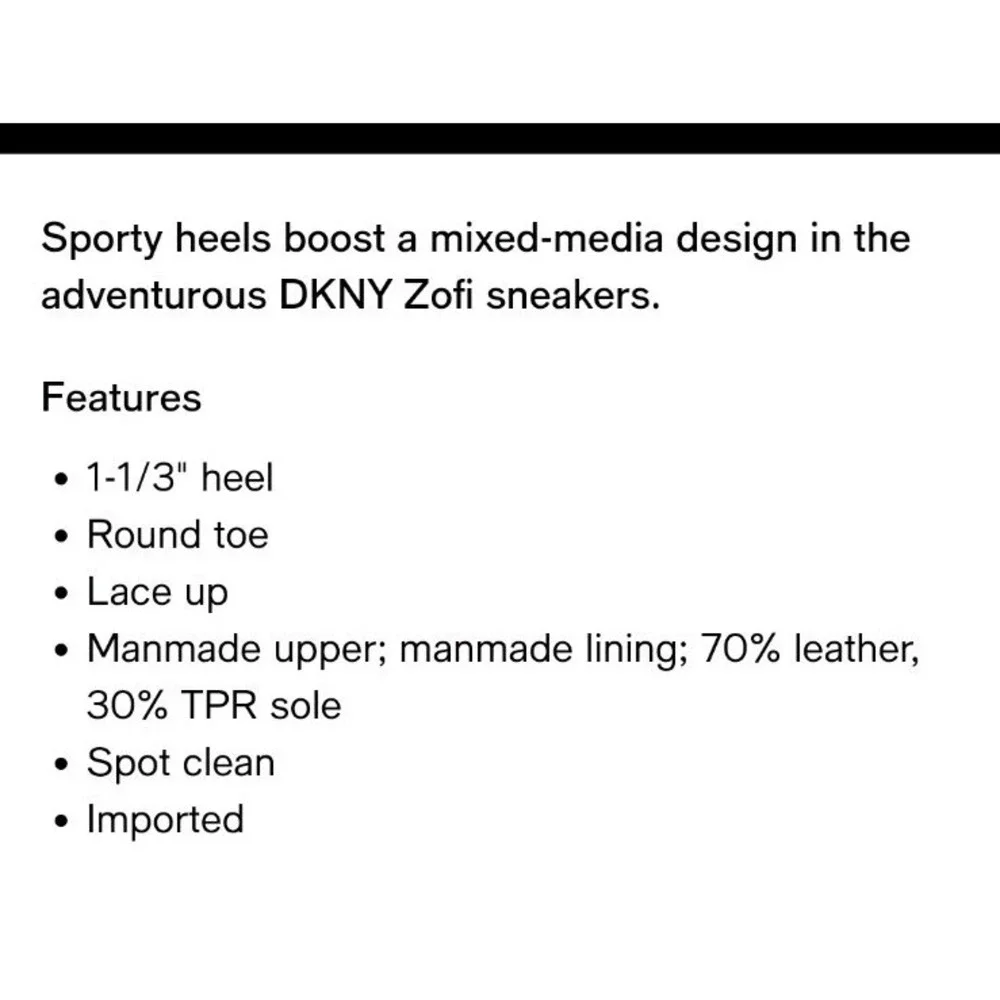 DKNY Women's Soft White Zofi Lace-Up Sneakers US 9.5 Shoes Comfort Fashion
